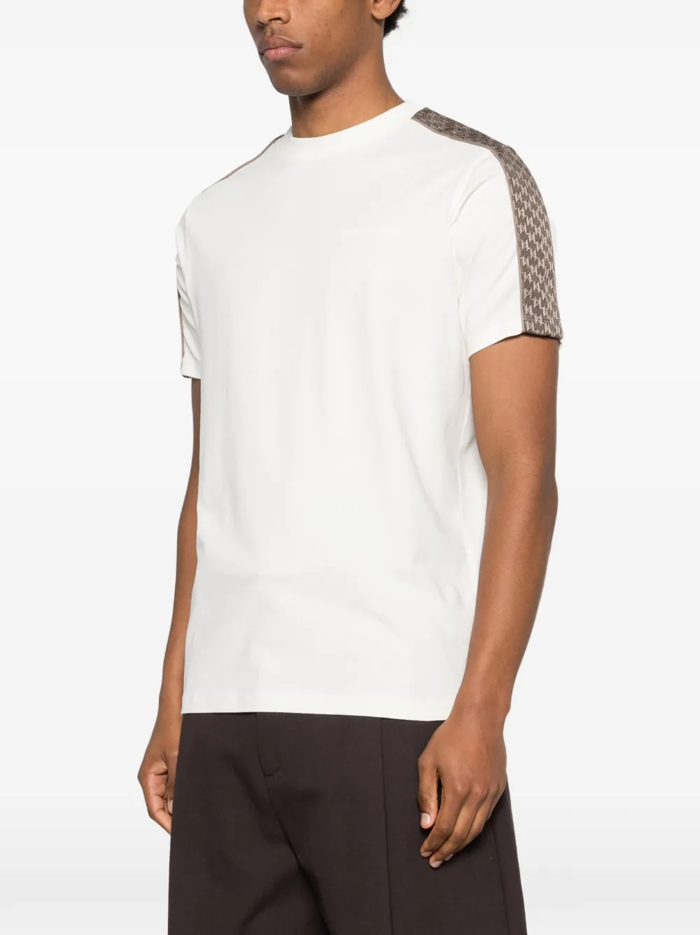 Karl Lagerfeld T-shirt met logopatroon Wit