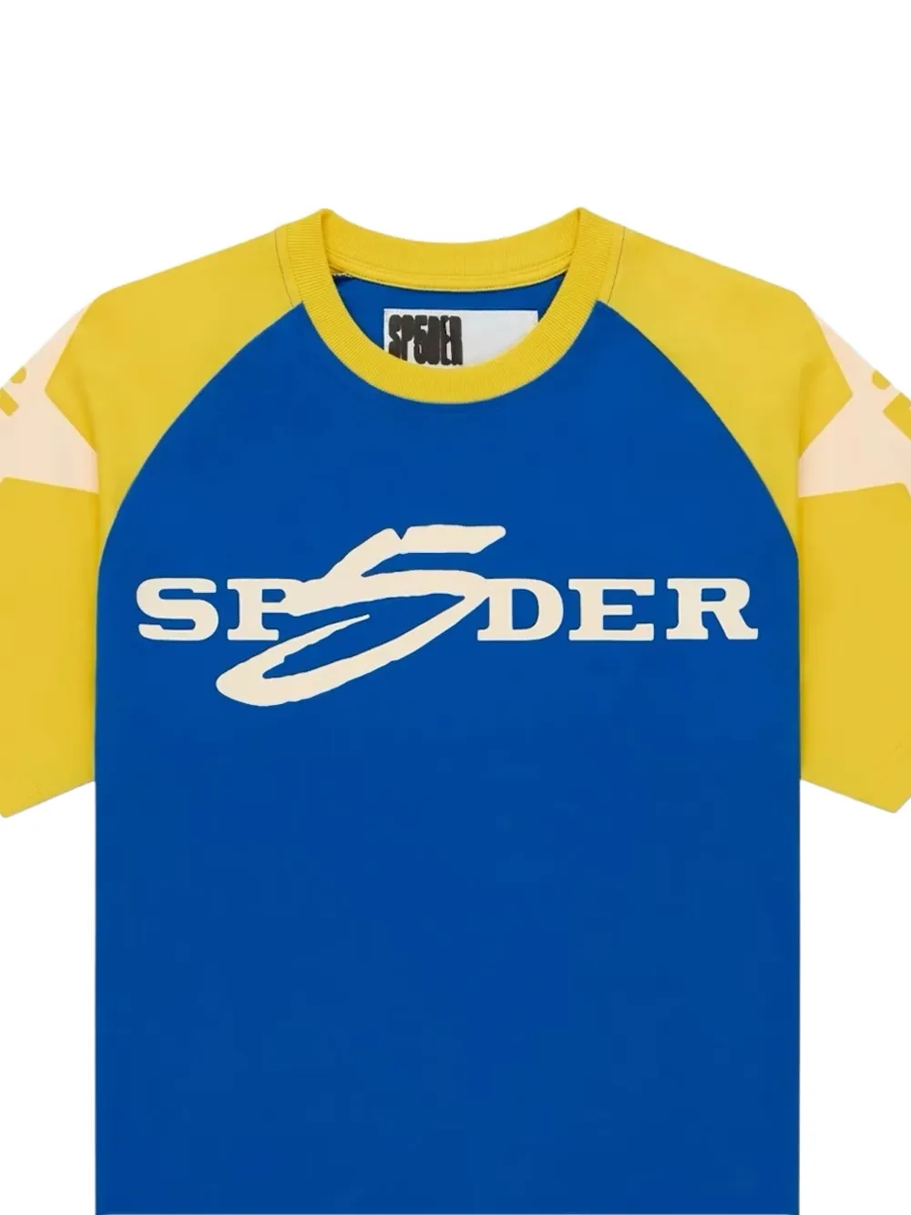 SP5DER star-motif T-shirt - Blauw