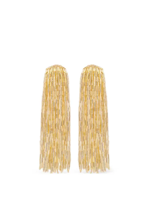 Oscar de la Renta Par de brincos com tassel