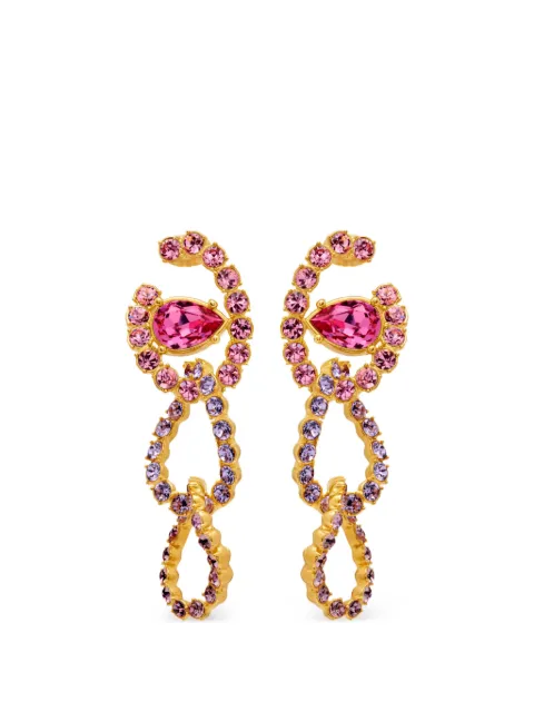 Oscar de la Renta embellished earrings