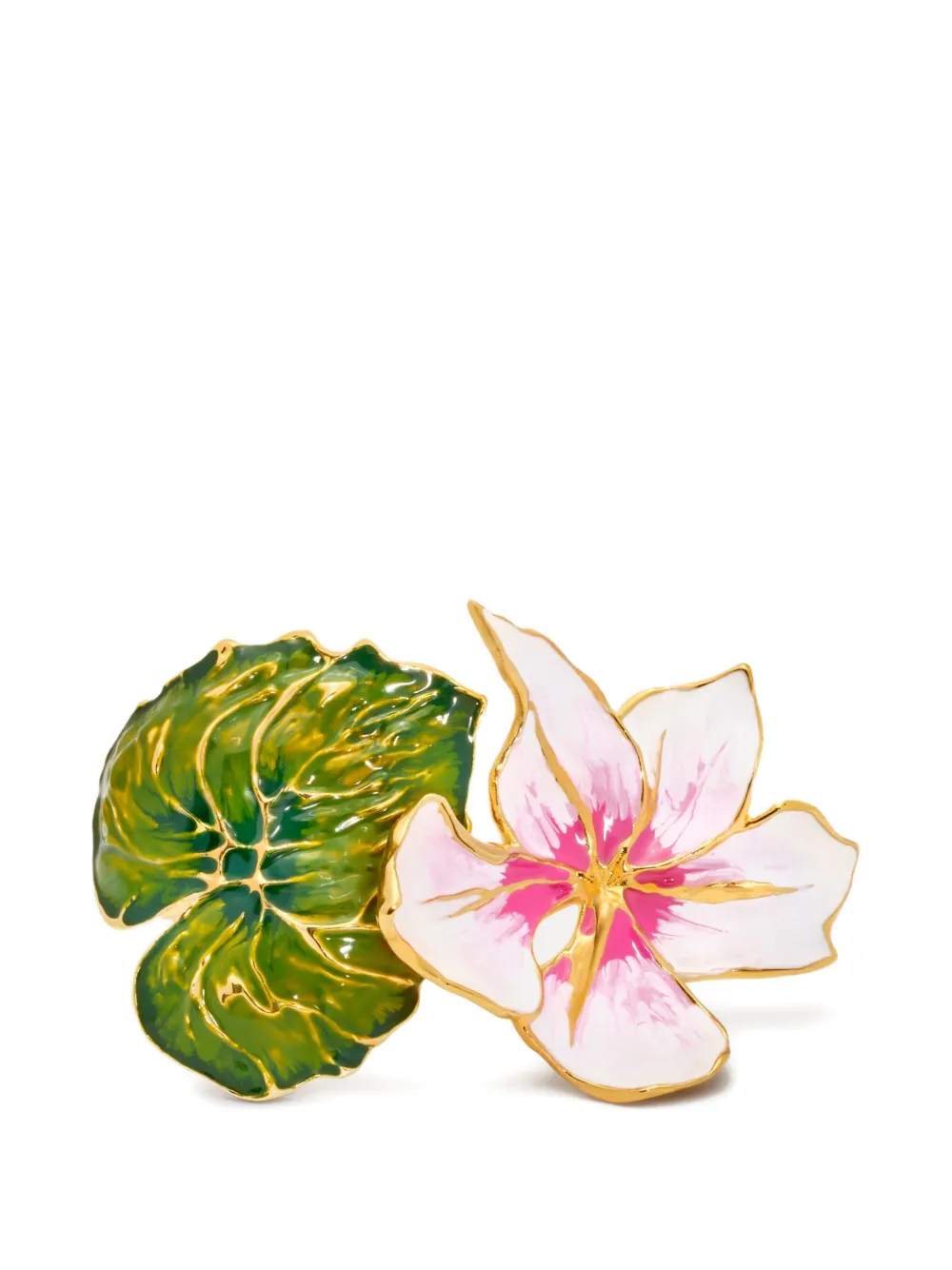 Oscar de la Renta Bracciale a fiori - Oro