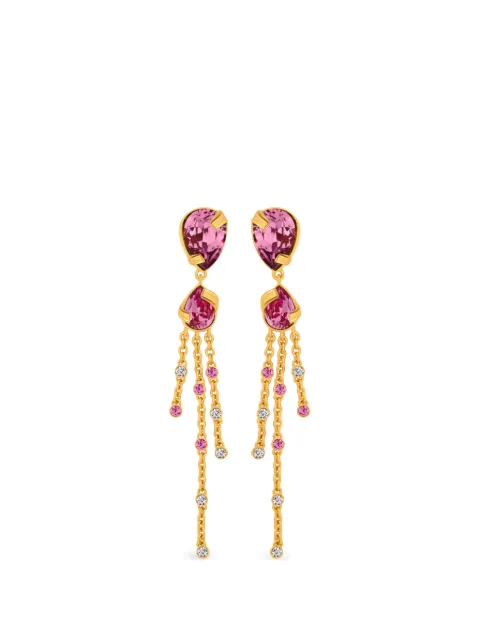 Oscar de la Renta drop chain earrings