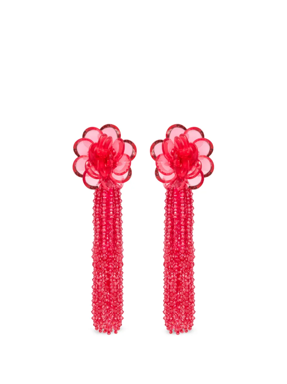 Oscar de la Renta Orecchini con perline - Rosa