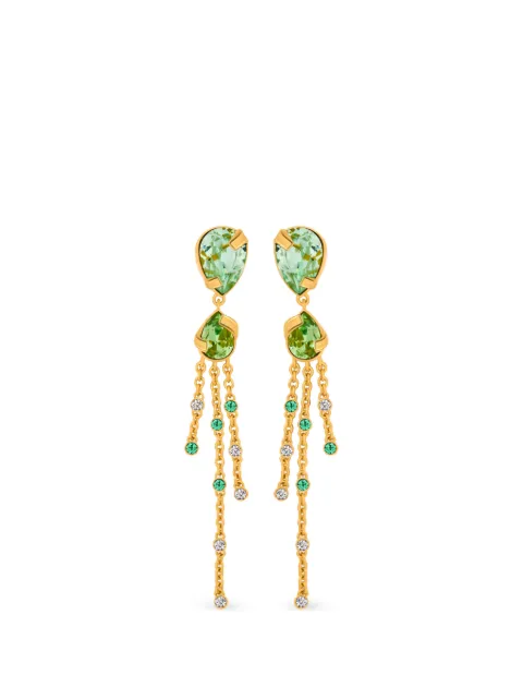 Oscar de la Renta 크리스털 체인 이어링