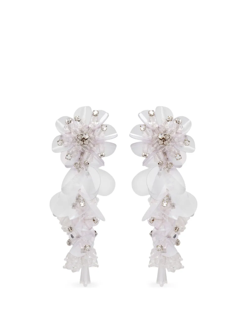 Oscar de la Renta Orecchini con pendente - Bianco