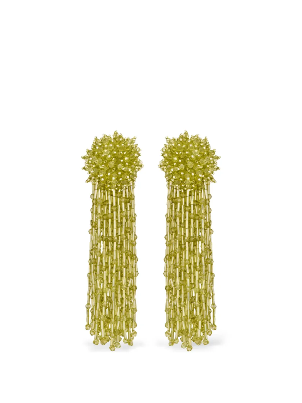 Oscar de la Renta Orecchini con nappa - Verde