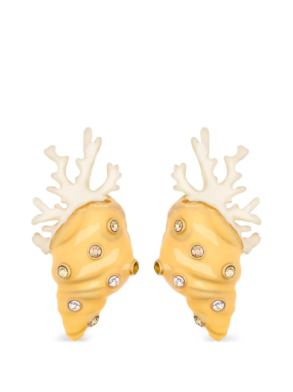 Oscar de la Renta Orecchini con decorazione - Oro