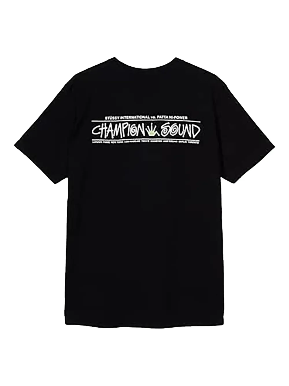 St&uuml;ssy sound T-shirt - Zwart