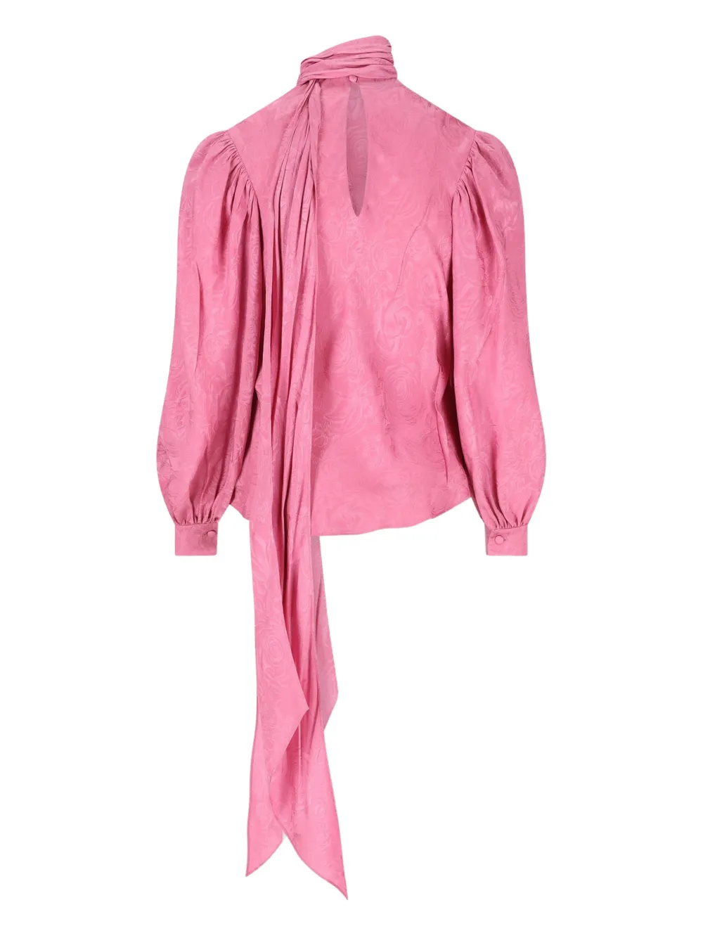 Gucci floral-motif long-sleeve shirt - Roze