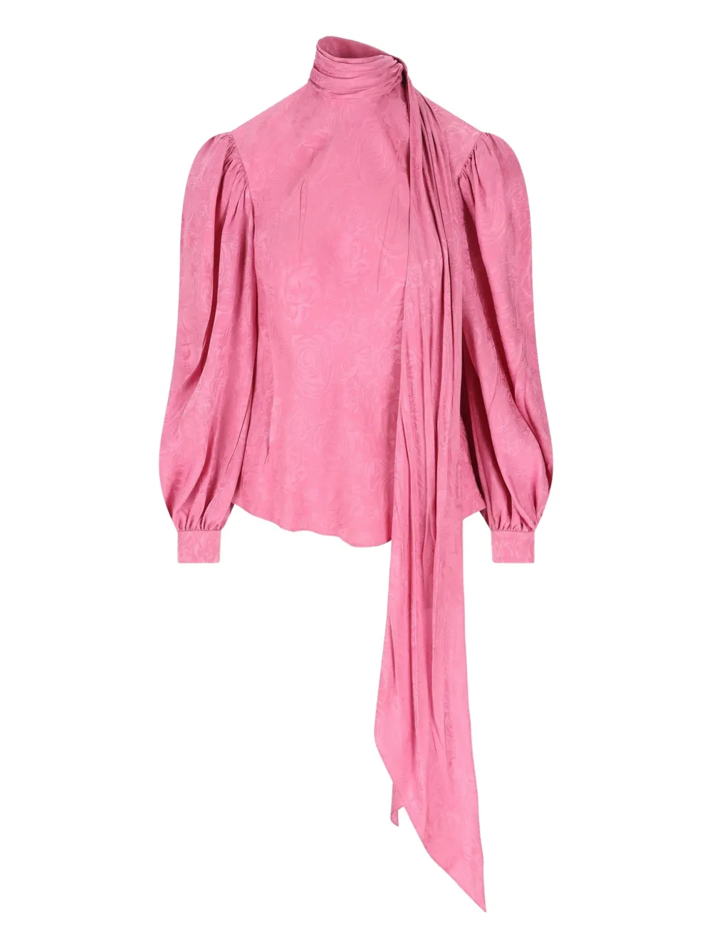 Gucci floral-motif long-sleeve shirt - Pink