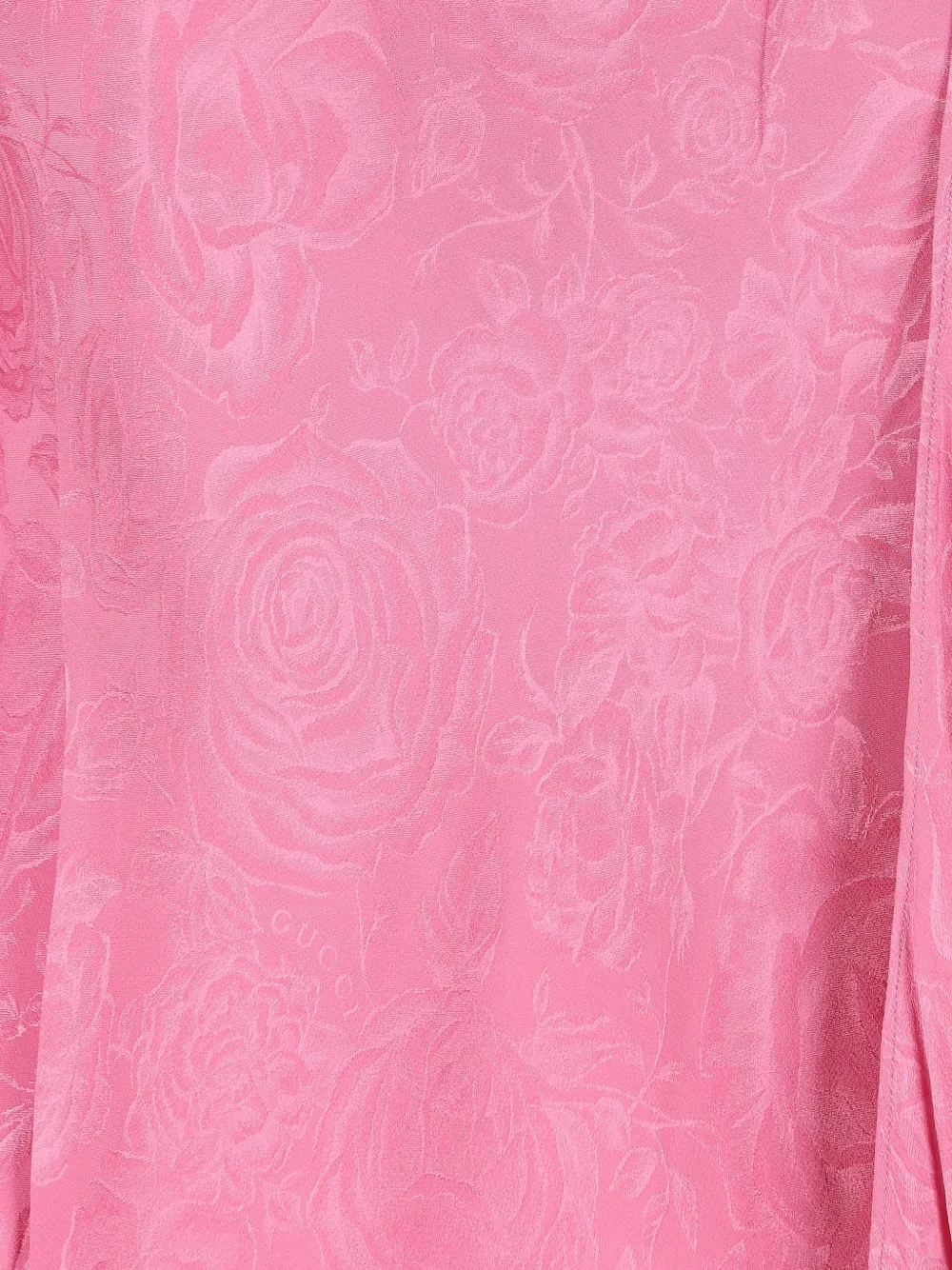 Gucci Jurk met lange mouwen en bloemenprint Roze
