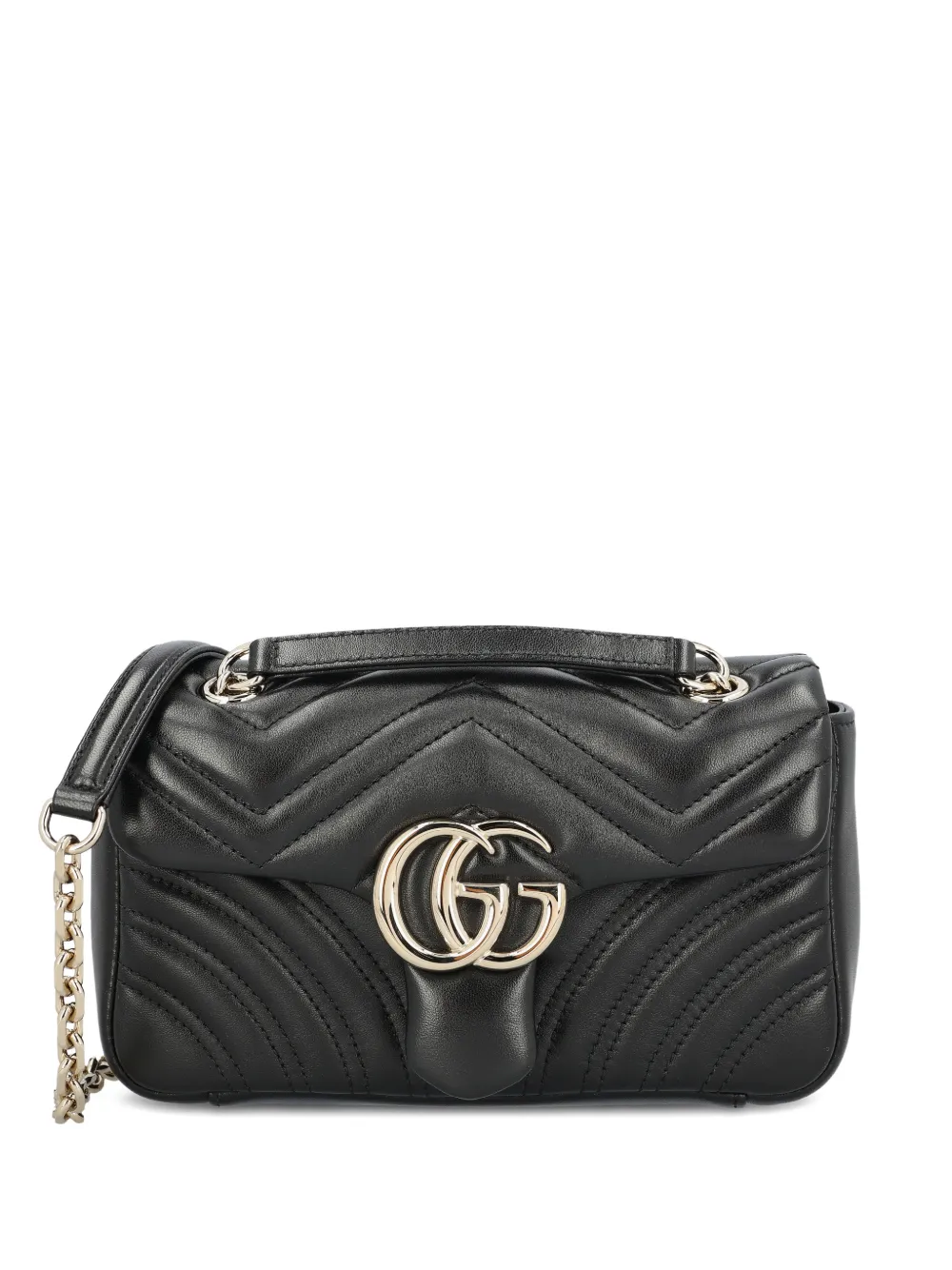 Gucci small GG Marmont shoulder bag - Black