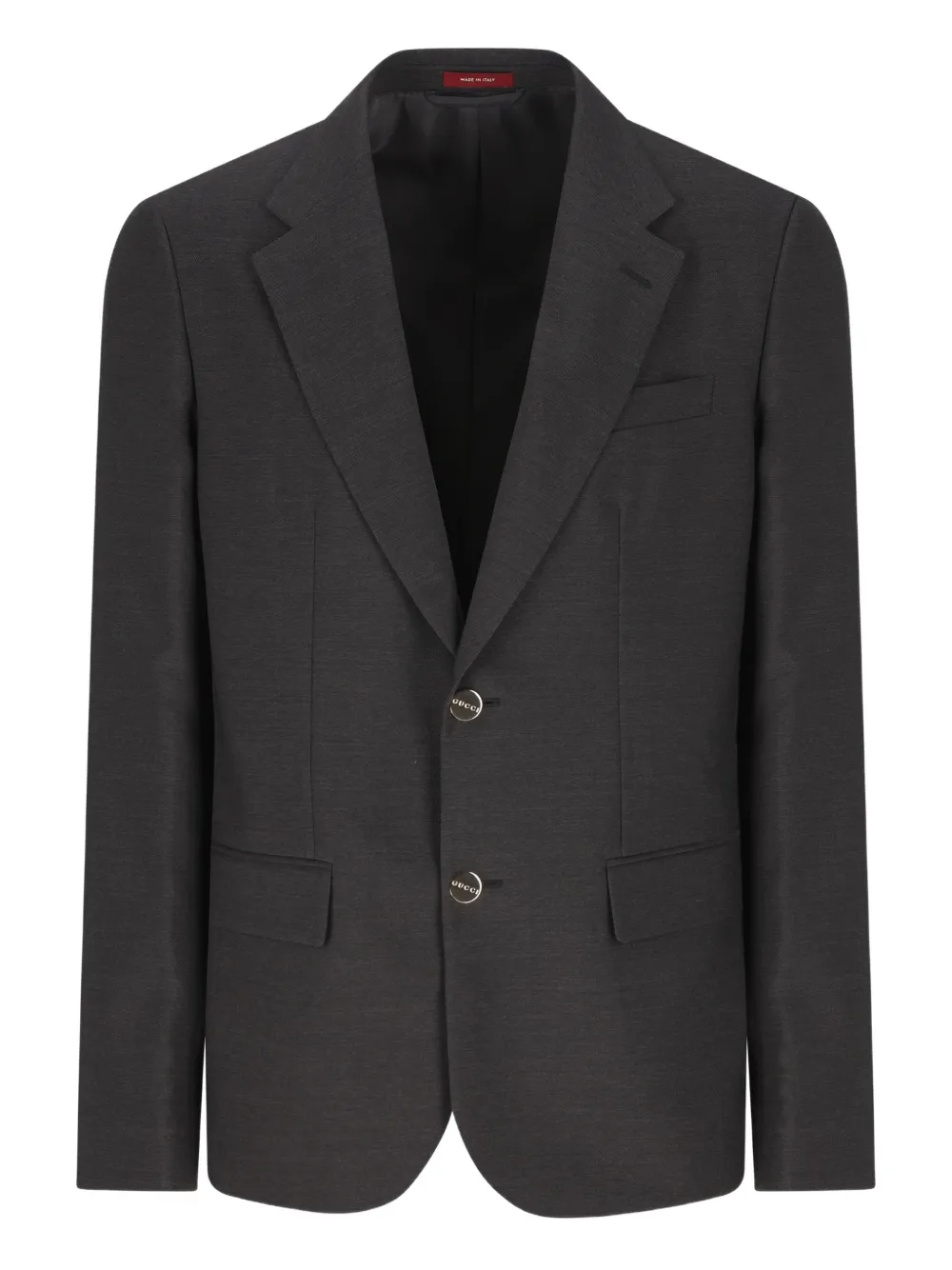 Gucci single-breasted wool blazer - Grey