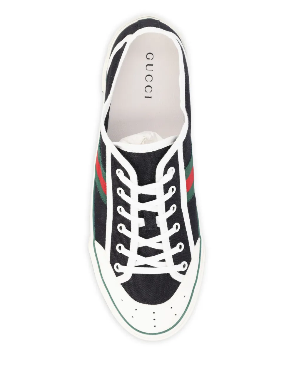 Gucci 1997 sneakers met Web-detail Zwart