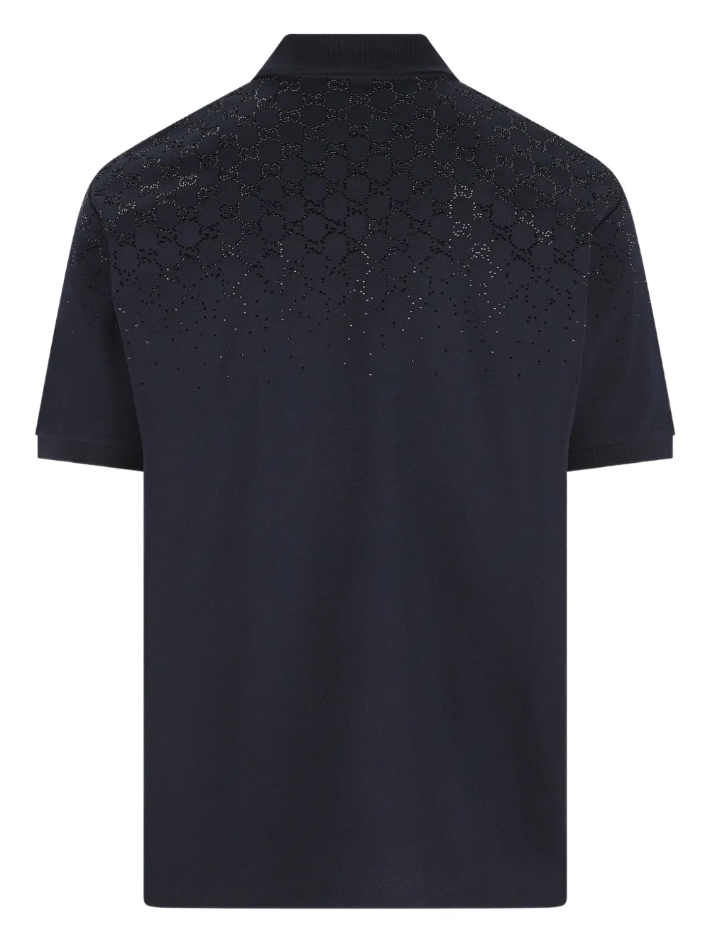 Gucci embellished polo shirt - Blauw