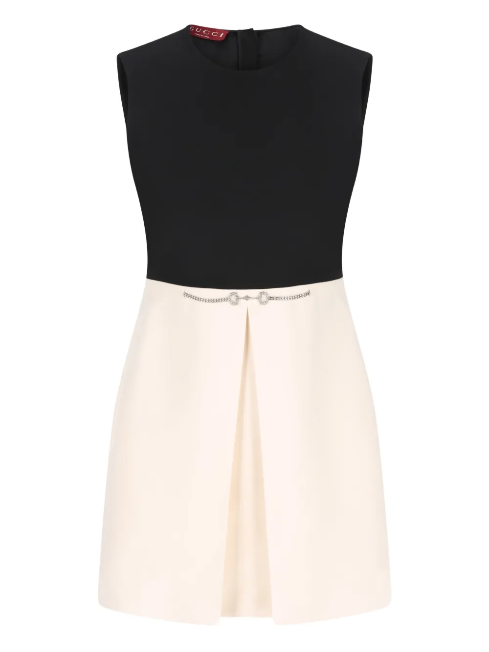 Gucci crystal-embellished mini dress - Black