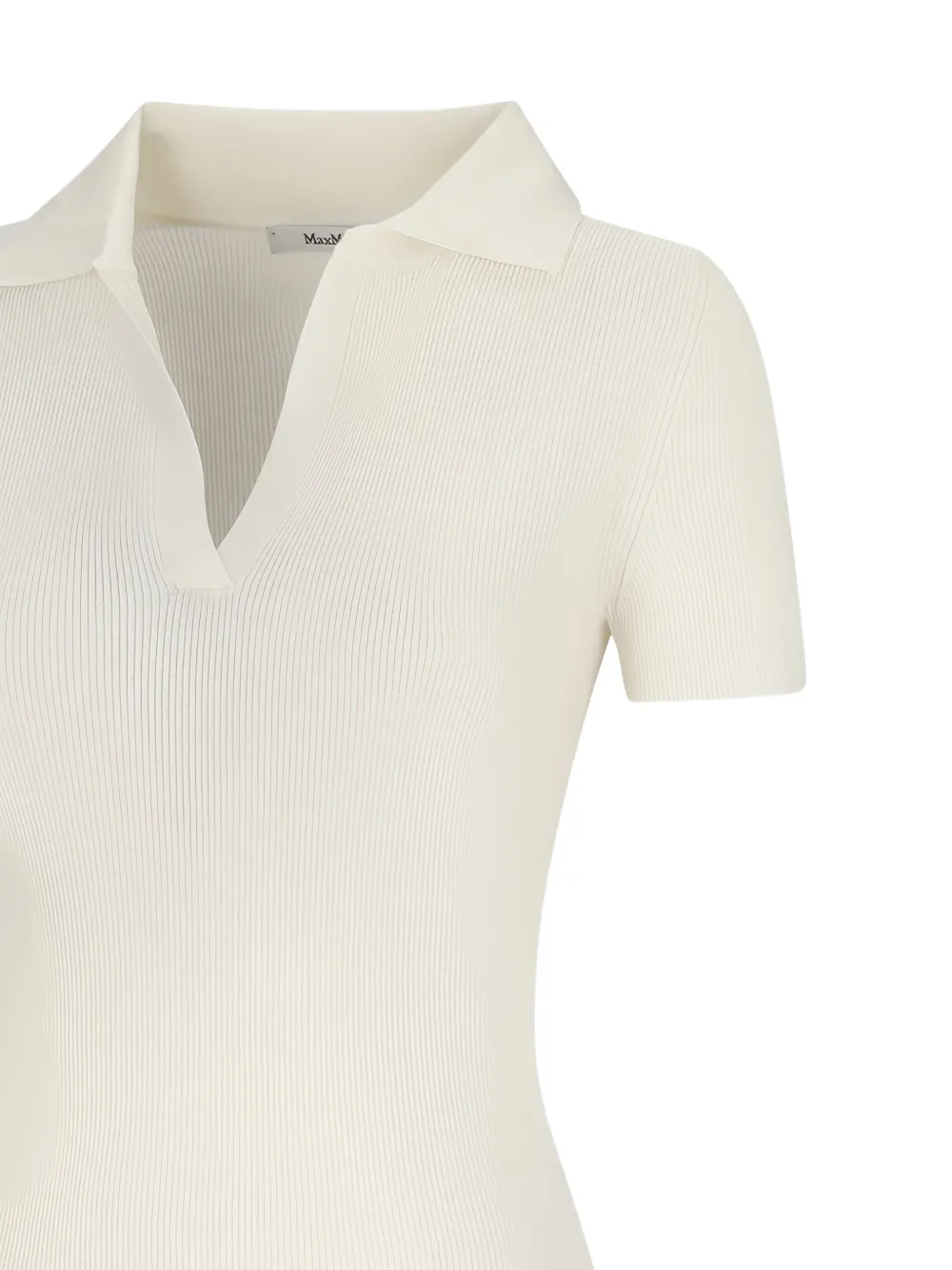 Max Mara Top met V-hals Beige