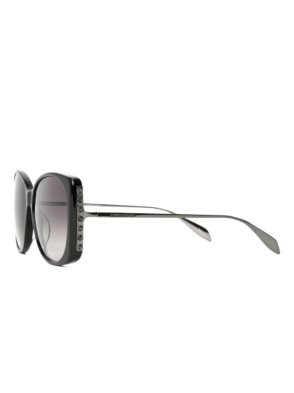  Alexander Mcqueen Oversized-frame Sunglasses - Black 