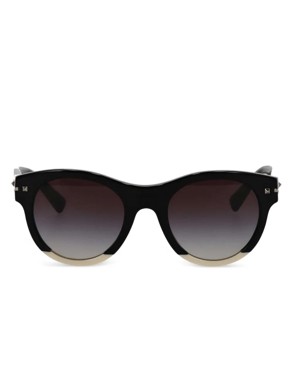 VALENTINO GARAVANI EYEWEAR round-frame sunglasses - Nero