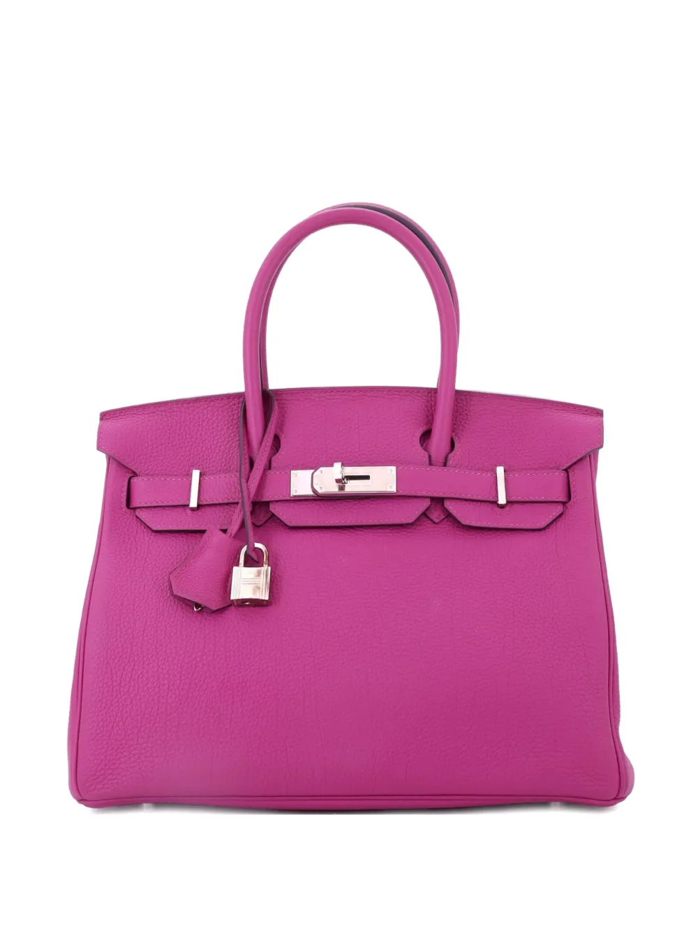 Hermès Pre-Owned Borsa tote Birkin 30 in pelle Togo con dettagli in palladio - Rosa
