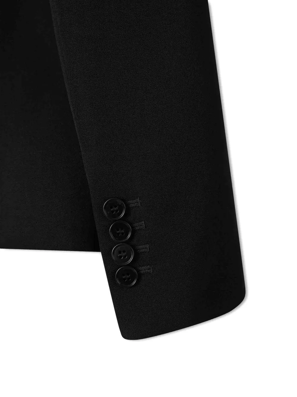 Alexander McQueen Blazer met enkele rij knopen Zwart