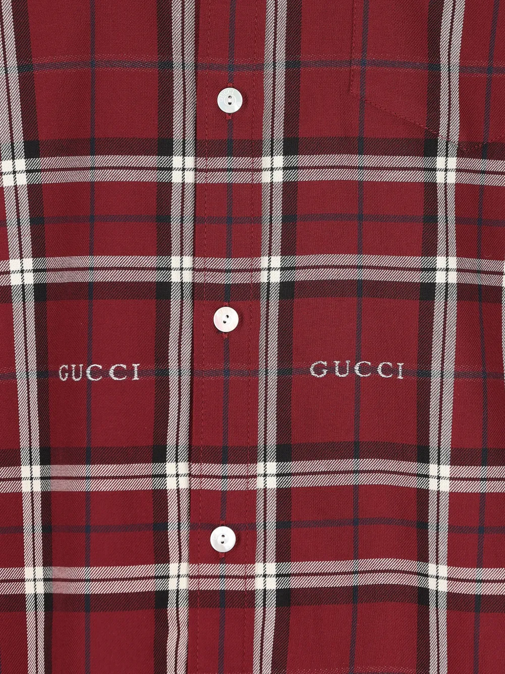 Gucci Overhemd met patroon Rood