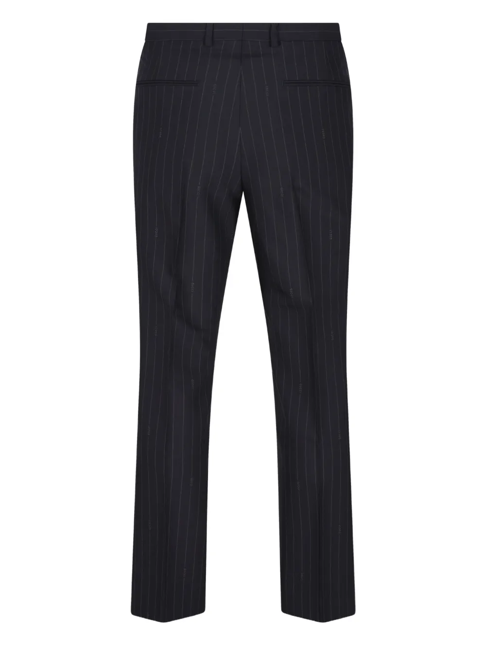 Gucci pinstripe trousers - Blauw