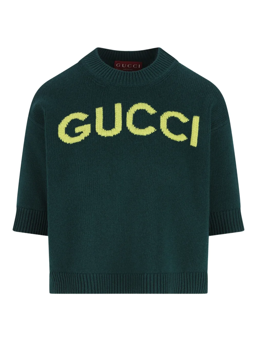 Gucci short-sleeve logo T-shirt - Grün