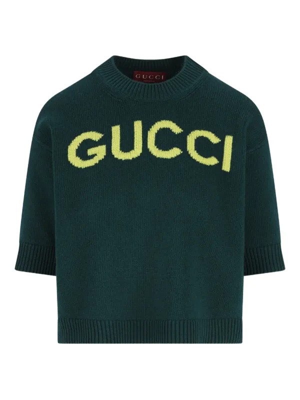 Gucci ロゴ Tシャツ | グリーン | FARFETCH JP