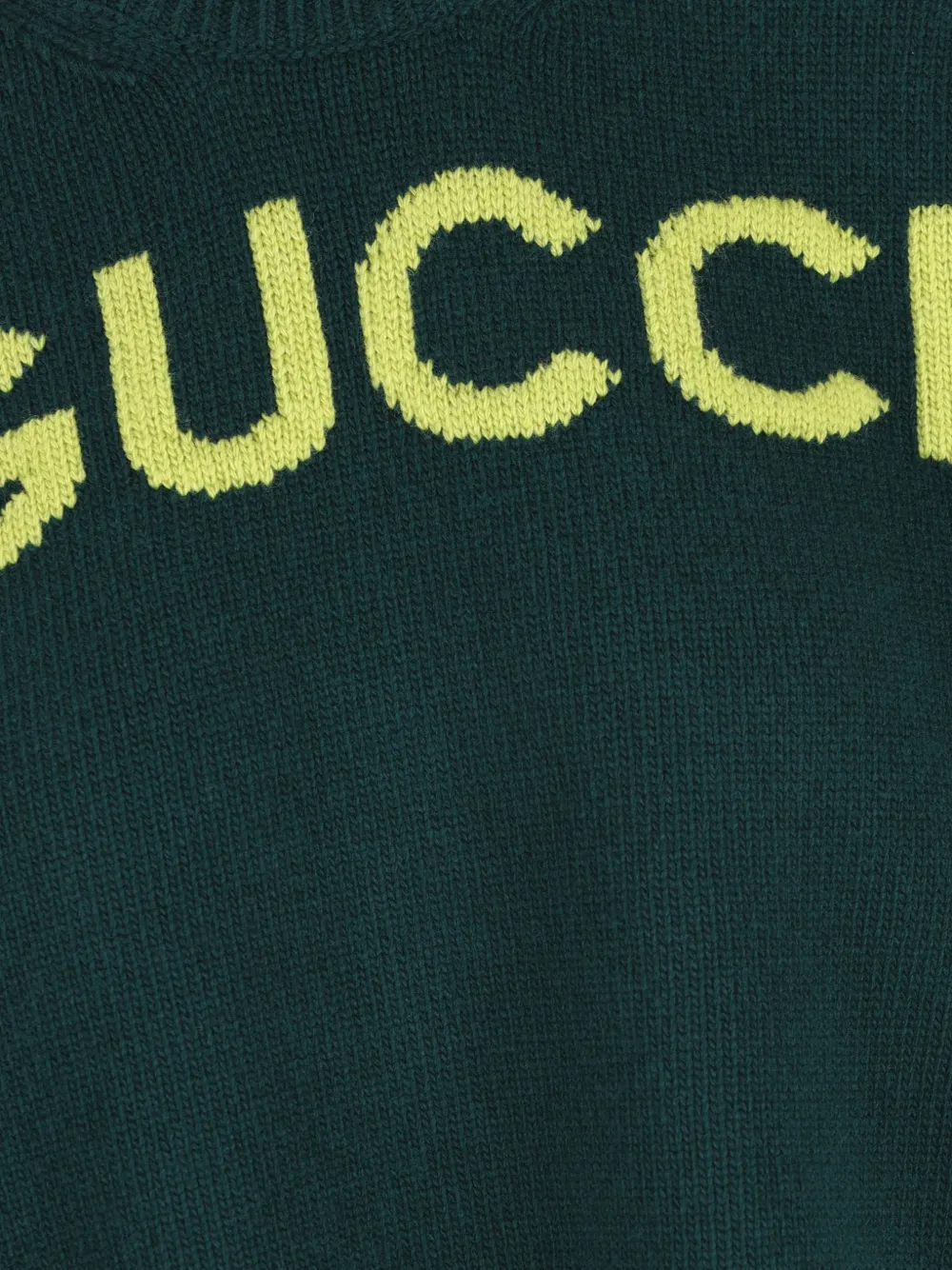  Gucci Short-sleeve Logo T-shirt - Green 