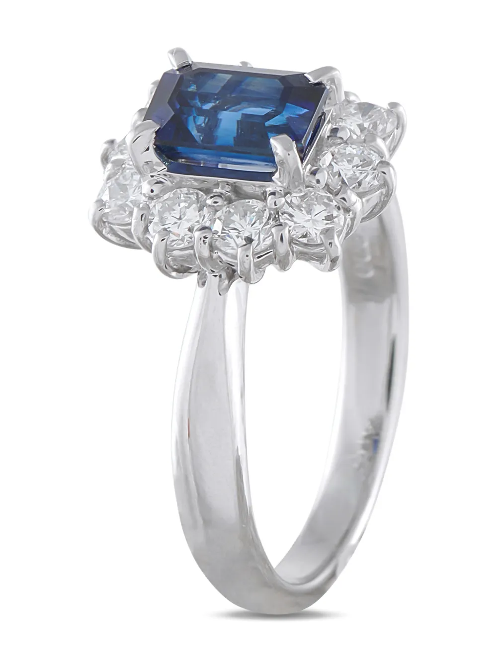 LB Exclusive diamond and sapphire ring - Argento