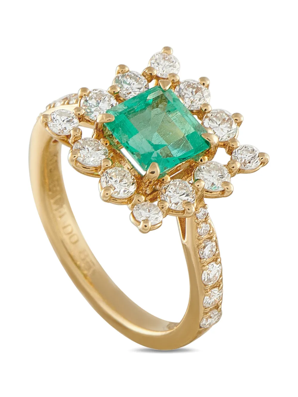 LB Exclusive diamond and emerald ring - Oro