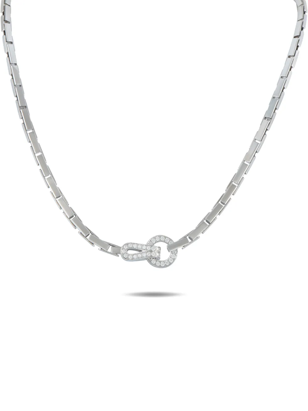 Cartier Agrafe diamond necklace - Argento