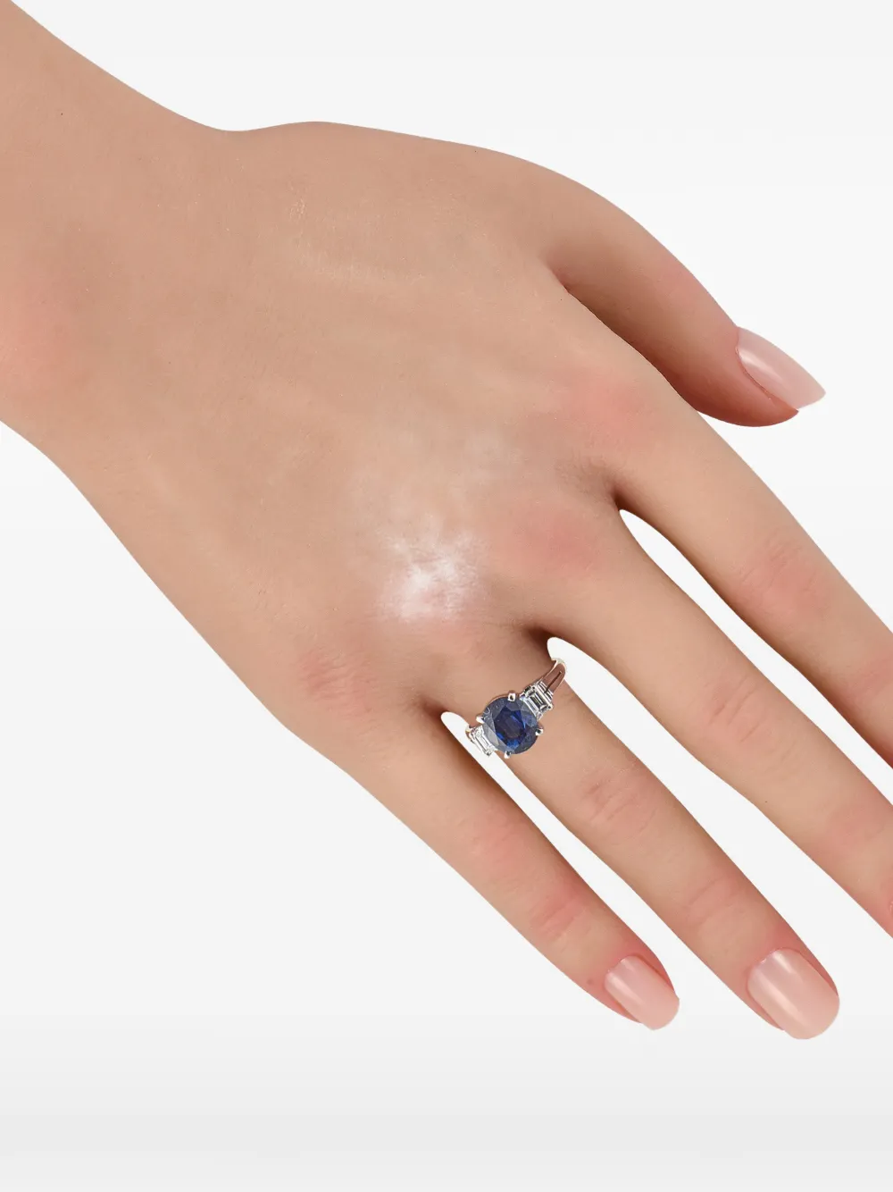 LB Exclusive diamond and sapphire ring - Argento