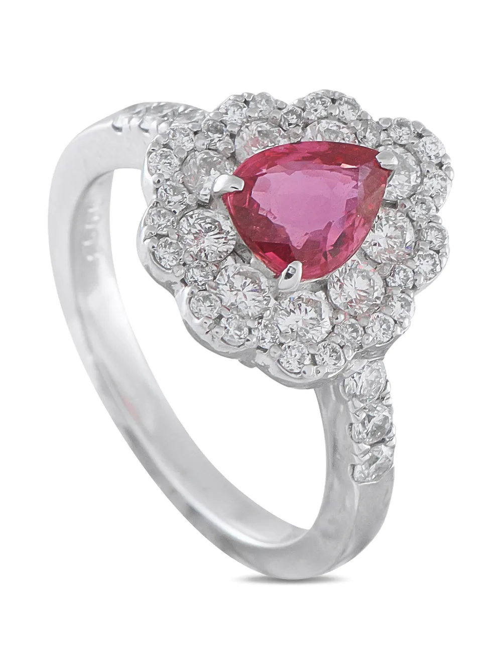 LB Exclusive diamond and ruby ring - Argento
