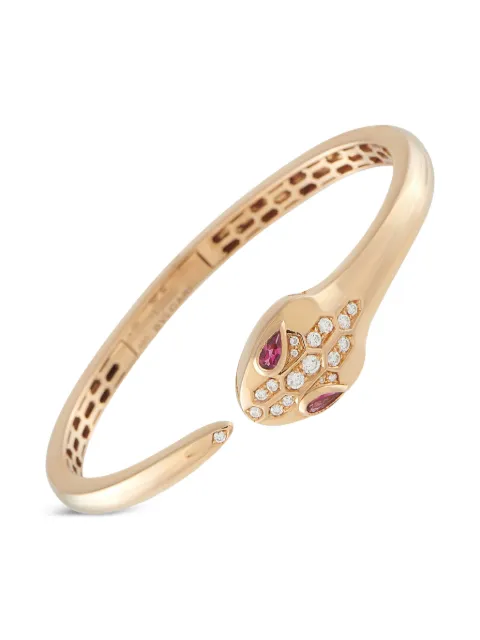 Bvlgari Pre-Owned Serpenti Seduttori diamond and ruby bracelet