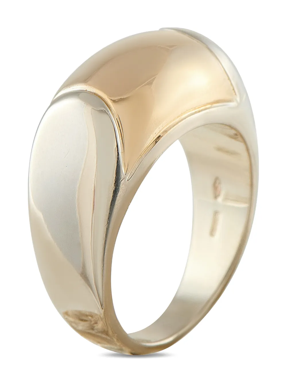 Bvlgari Pre-Owned 18K yellow gold Tronchetto ring - Oro