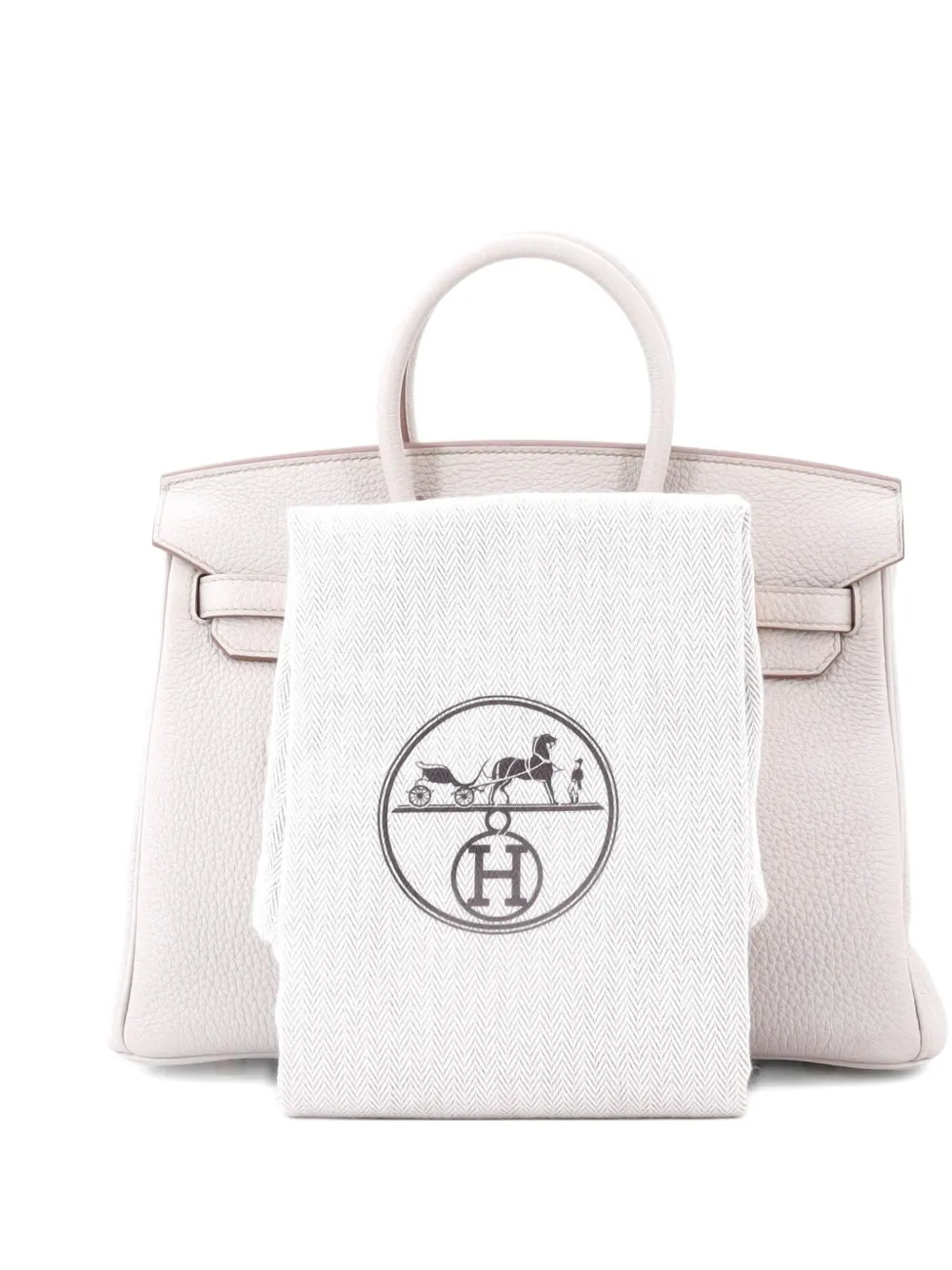 Hermès Pre-Owned Birkin Handbag Light Togo with Gold Hardware 25 tote bag - Neutrals