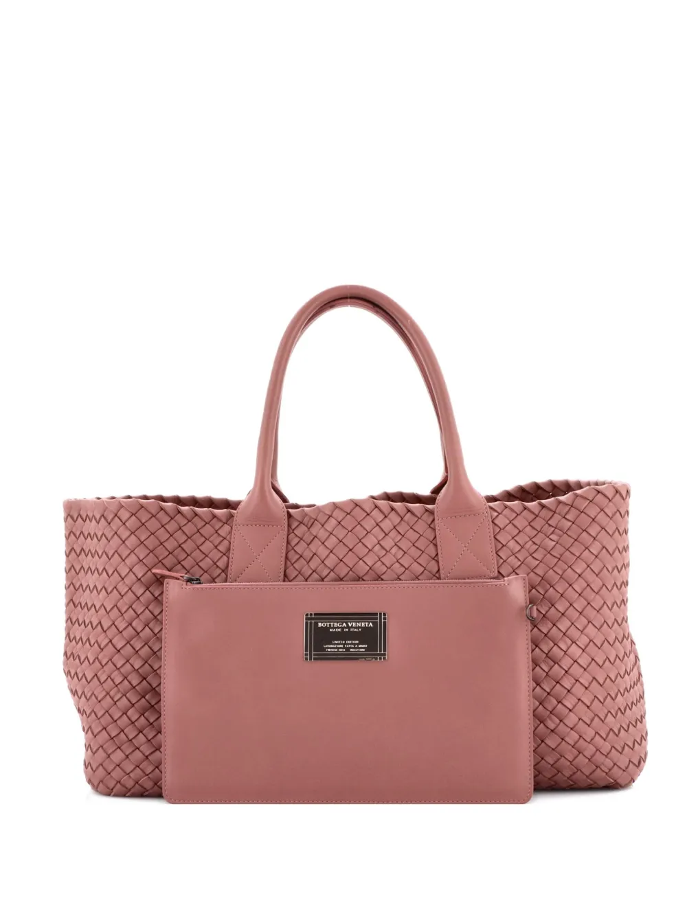 Bottega Veneta Pre-Owned Cabat Intrecciato Nappa Medium tote bag - Rosa