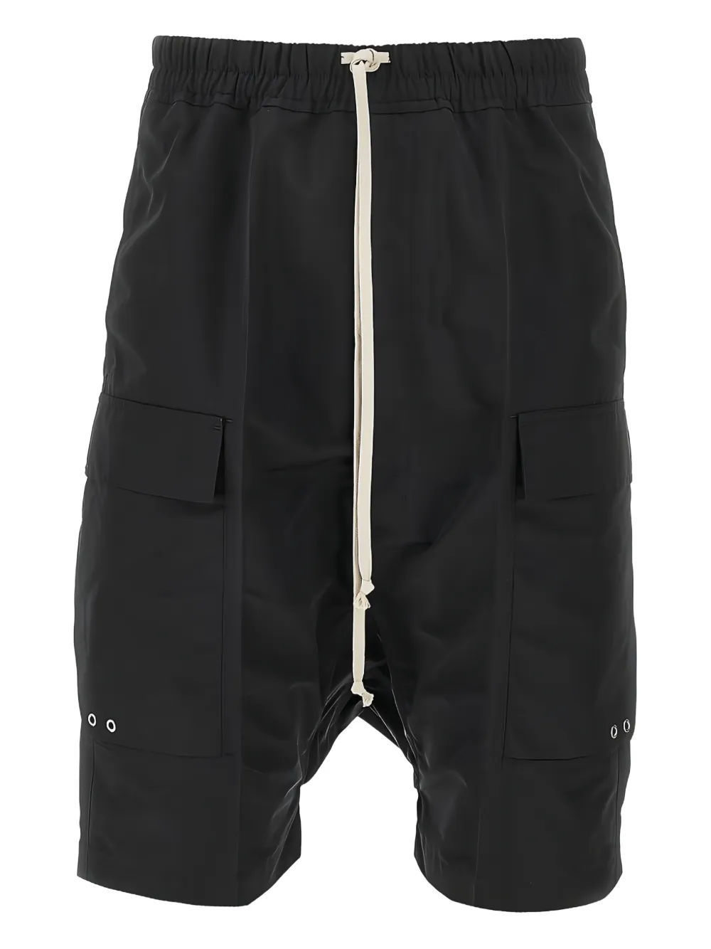 Rick Owens drawstring cargo-pocket shorts - Nero