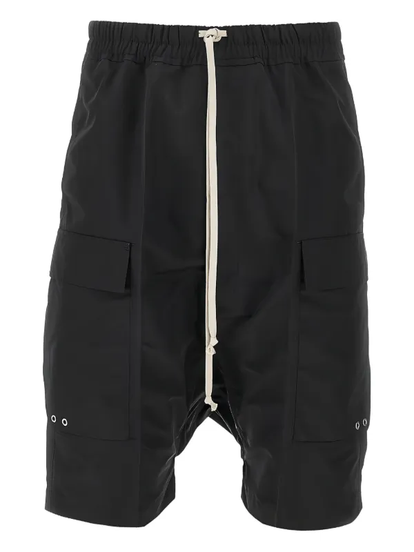 Rick Owens Shorts Con Bolsillos Cargo | Negro | FARFETCH CL
