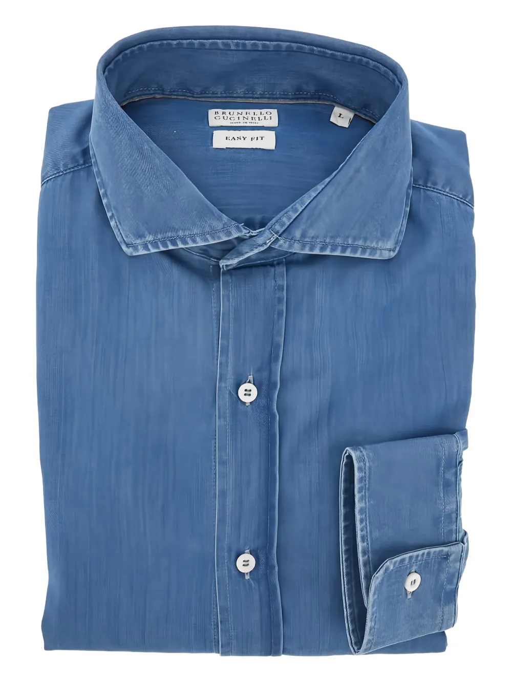 Brunello Cucinelli buttoned shirt - Blu