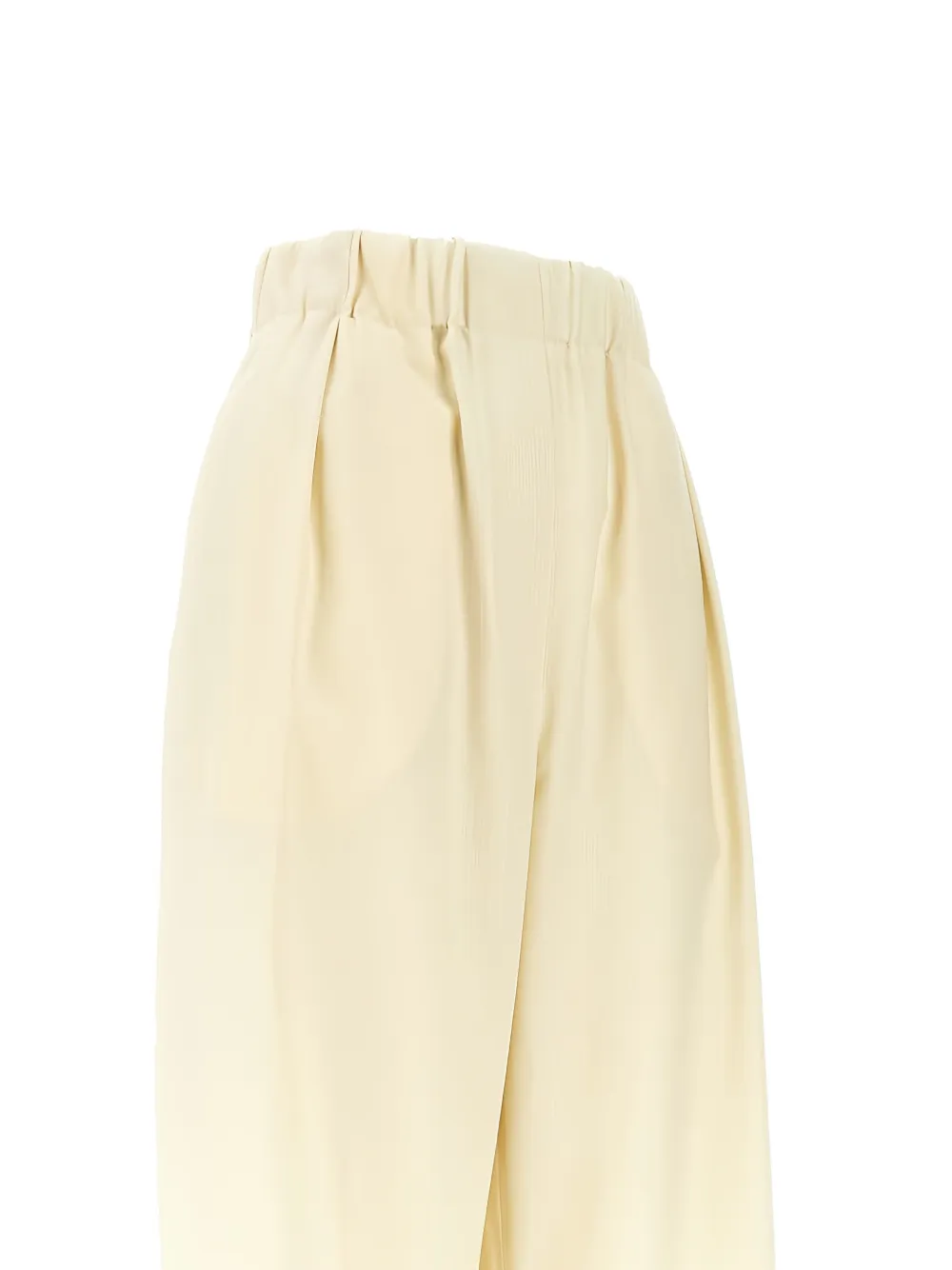 Jil Sander pleated elasticated trousers - Beige