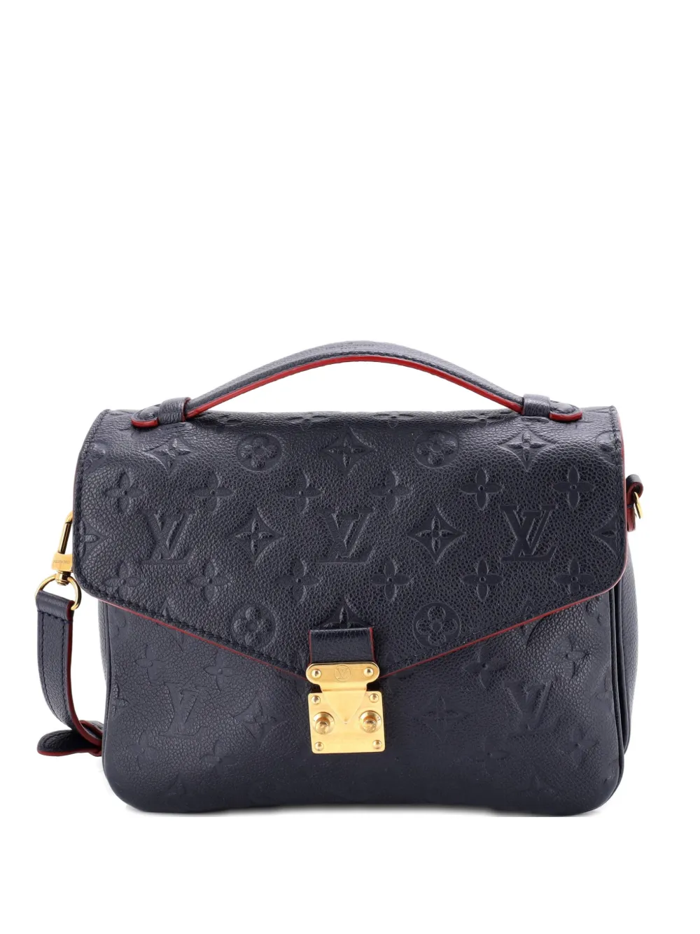 Louis Vuitton Pre-Owned Pochette Metis Monogram Empreinte Leather crossbody bag - Blu