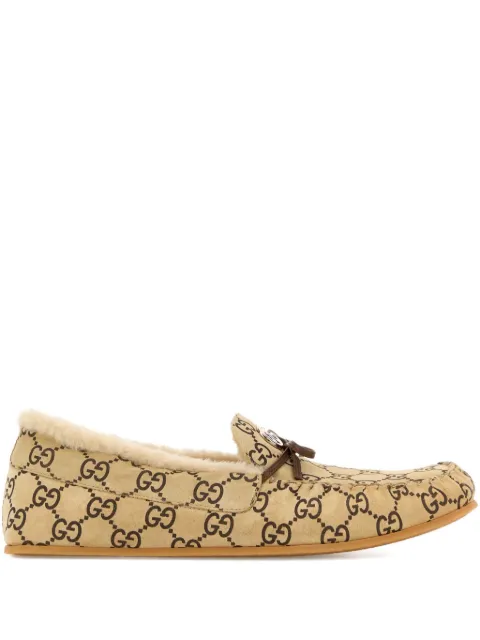 Gucci bow-detail leather loafers