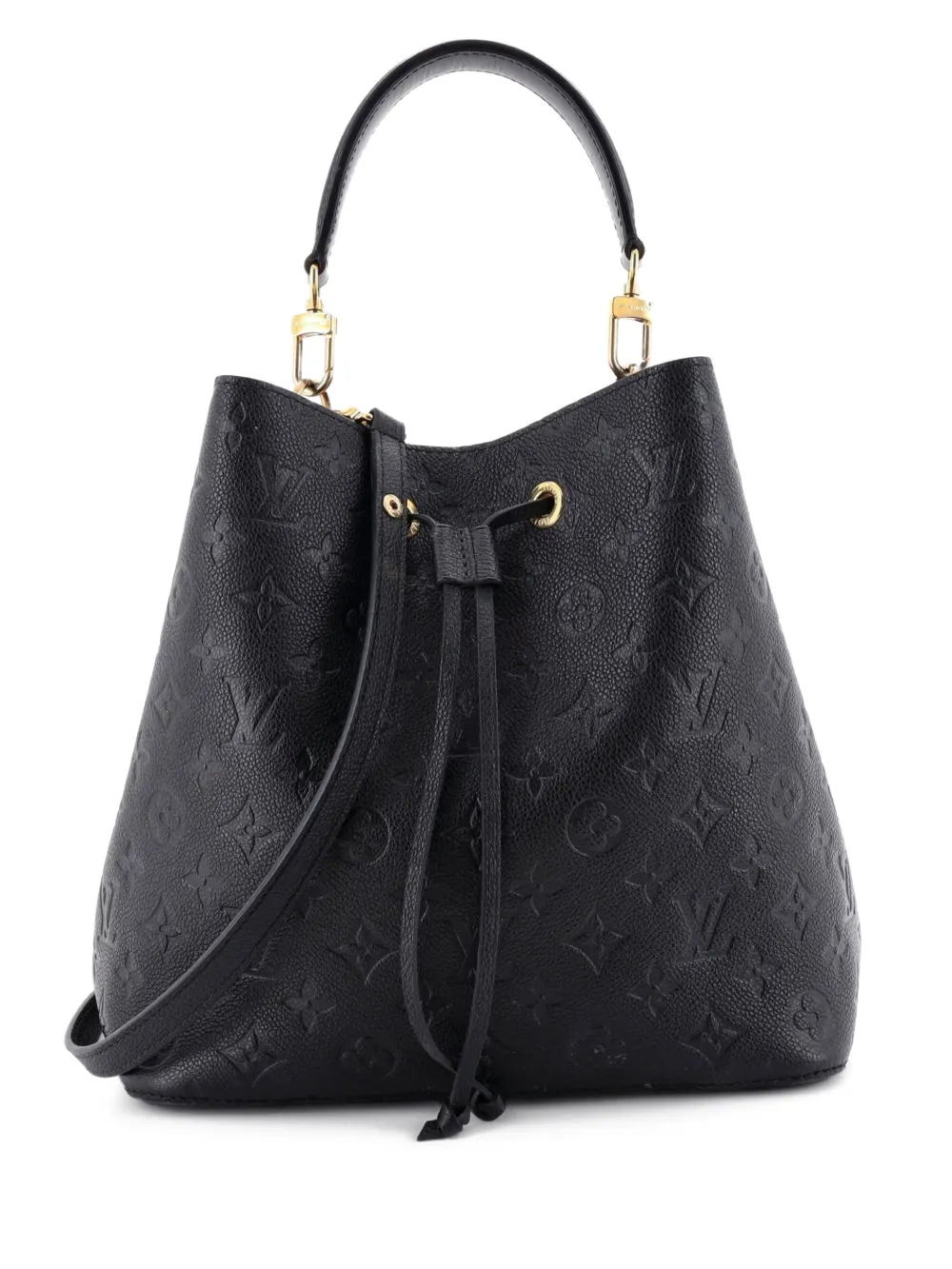 Louis Vuitton Pre-Owned NeoNoe Handbag Monogram Empreinte Leather MM bucket bag - Schwarz