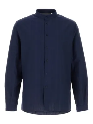 Zegna Camisa Oasi Lino | Azul | FARFETCH BR