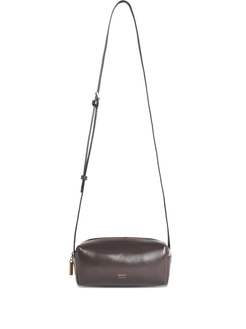 KHAITE mini adjustable-strap cross-body bag - Marrone