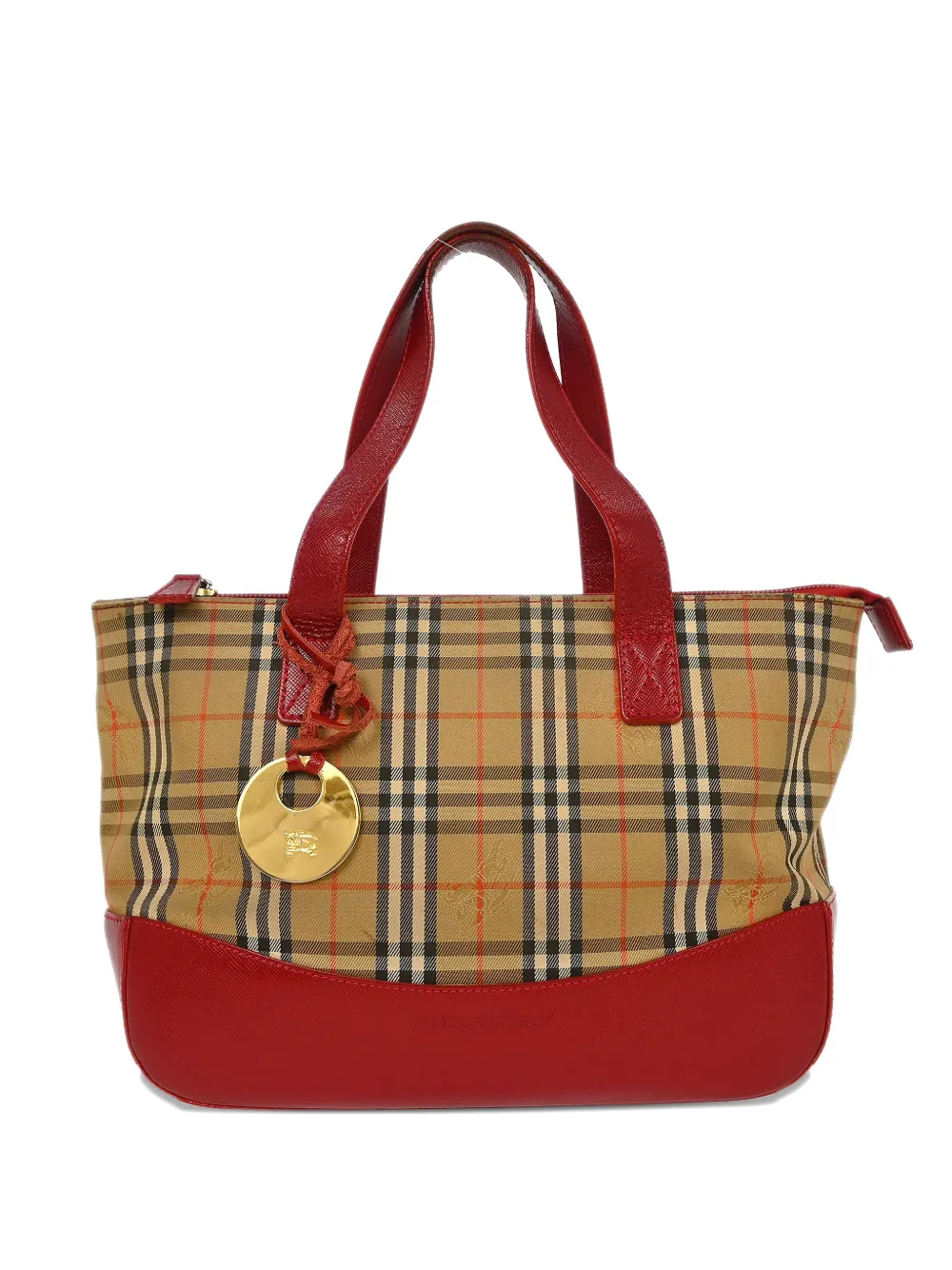 Burberry Pre-Owned 1990-2000s check-pattern tote bag - Toni neutri