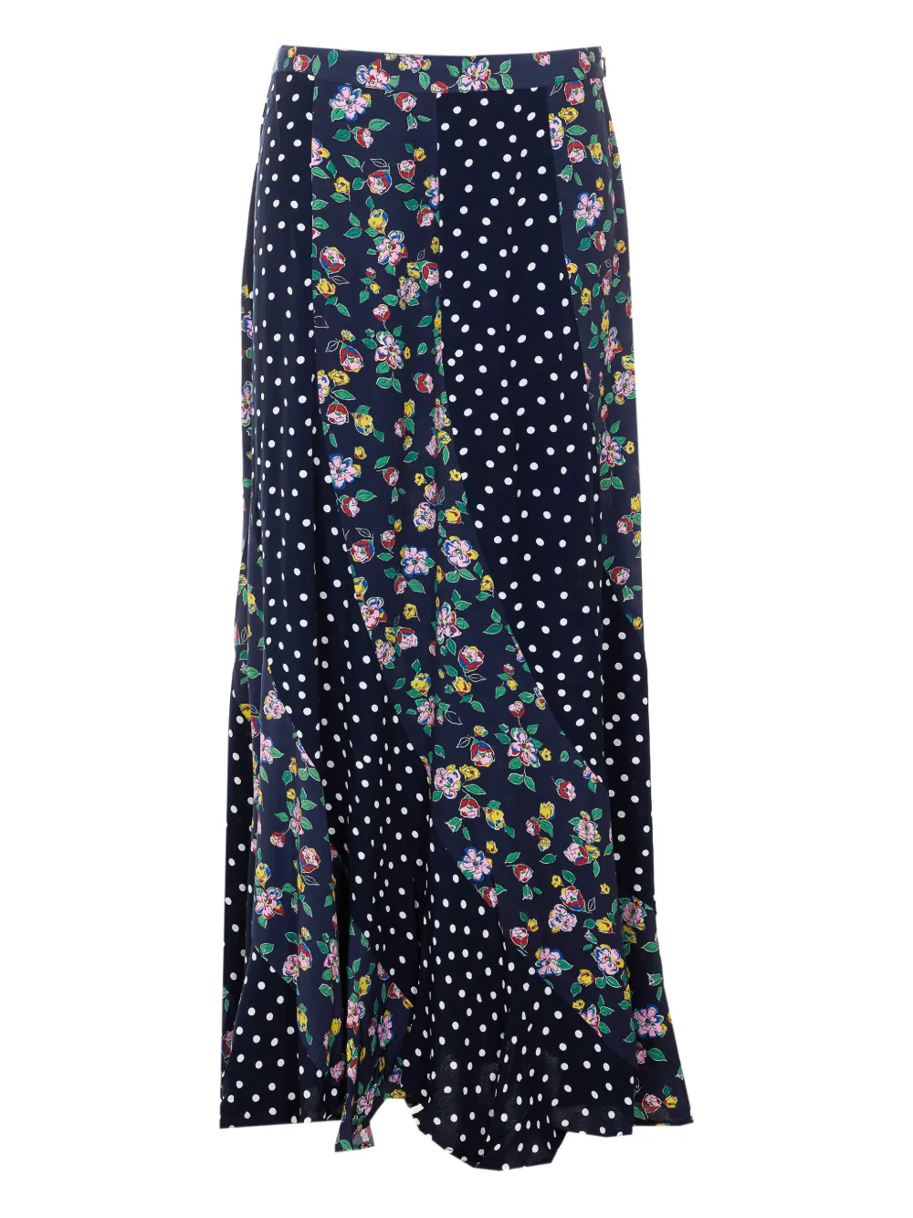 Rixo Gracella floral midi skirt - Blu